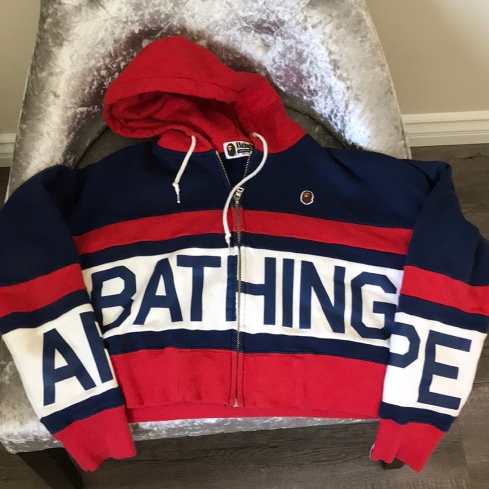 Bathing ape zip up hoodie